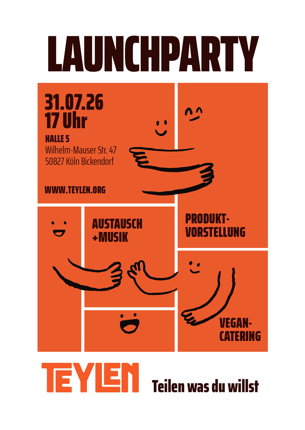 Launchparty flyer